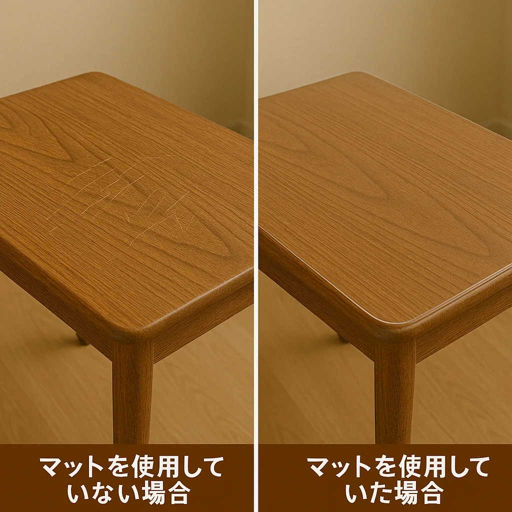 透明テーブルマットのメリットと人気の理由