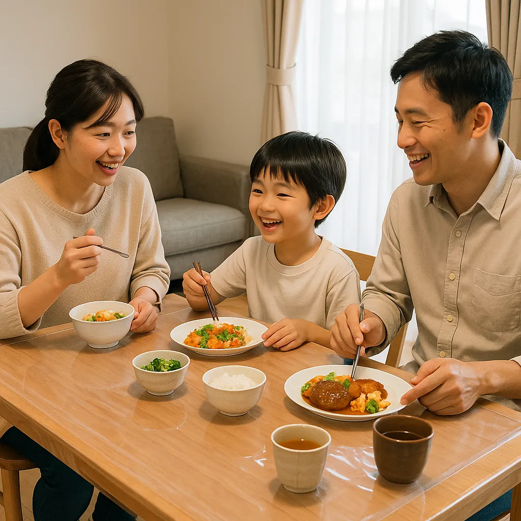 子どもがいる家庭にテーブルマットが向いている理由